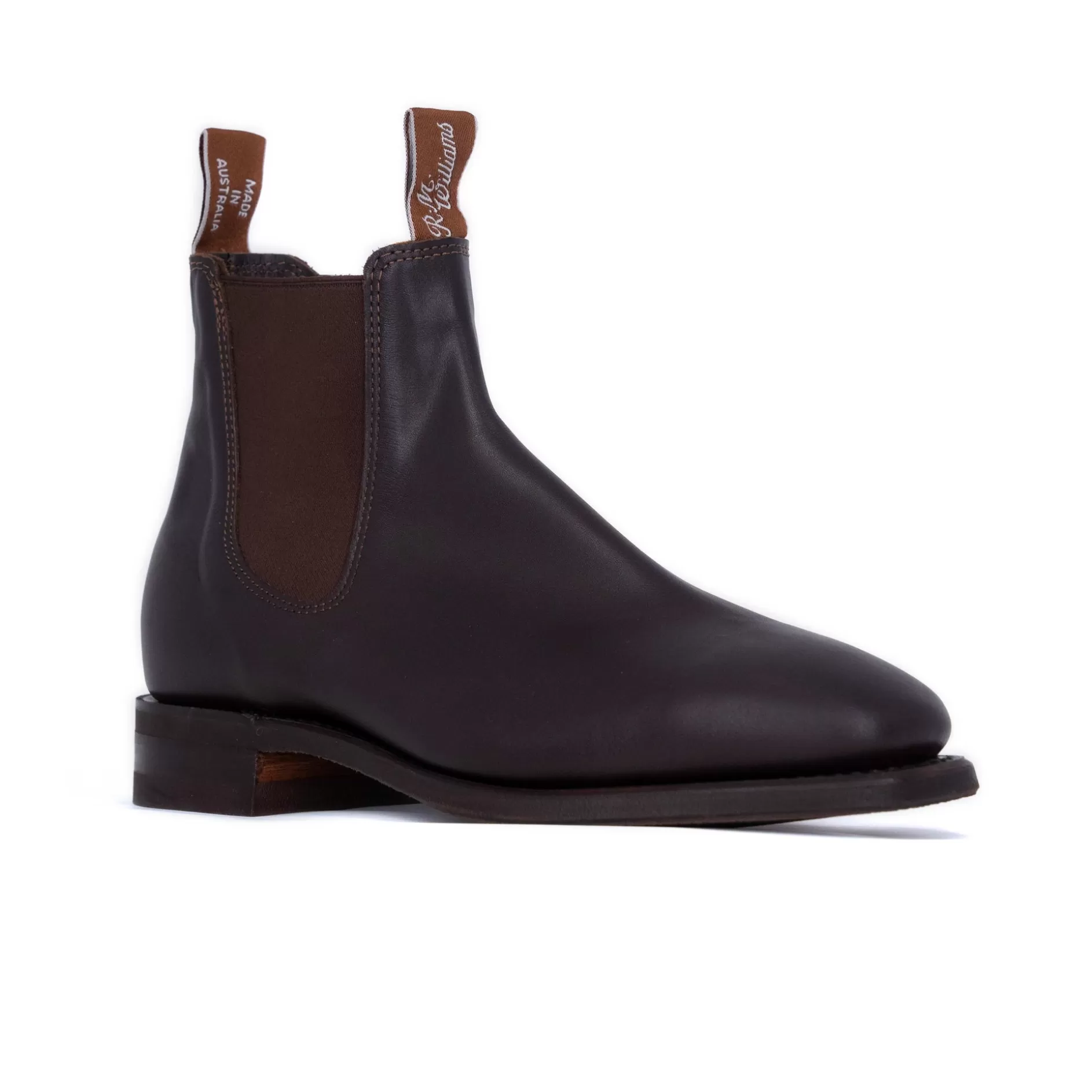 Men's Comfort Craftsman Leather Slip-On Boots B543Y/41>R.M. Williams Best